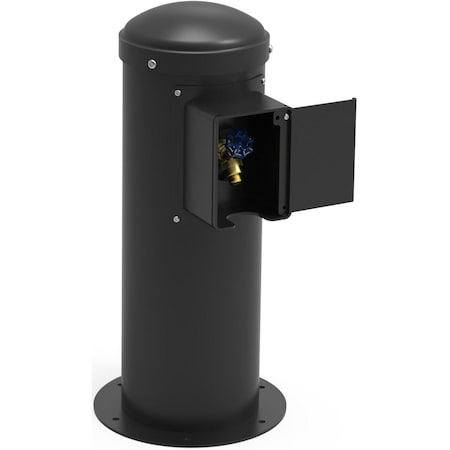 Elkay Elkay Outdoor Yard Hydrant With Locking Hose Bib, Blk Black LK4461YHLHBBLK
